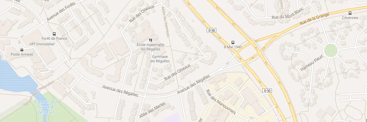 Plan du 11 Rue des Oiseaux à Savigny-le-Temple