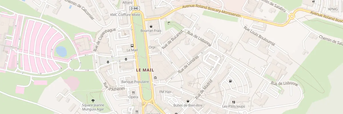 Plan du 3 Rue de Londres à Rodez