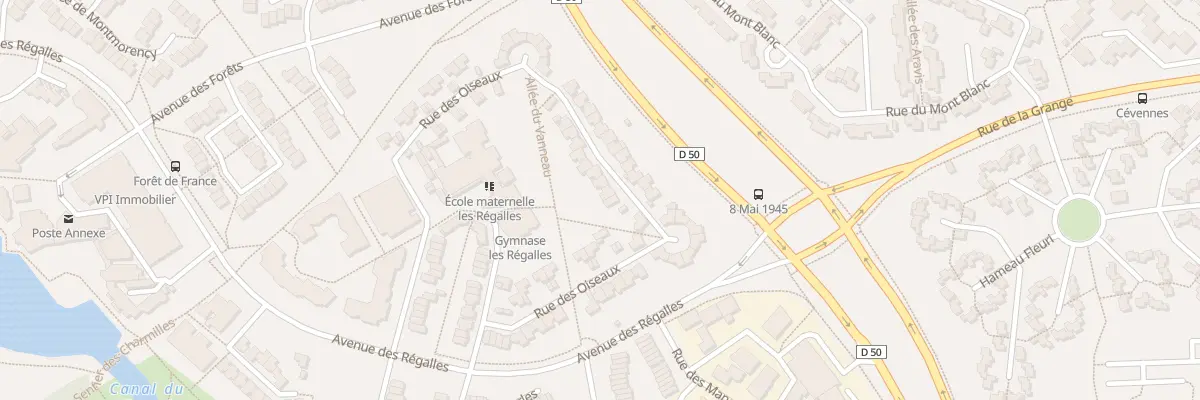 Plan du 21 Rue des Oiseaux à Savigny-le-Temple