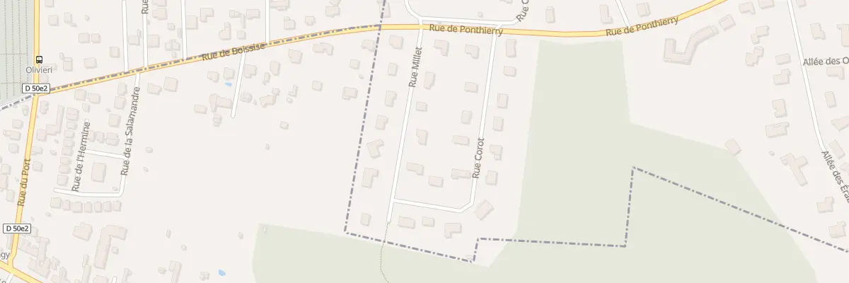 Plan du 7 Rue Millet à Boissise-le-Roi
