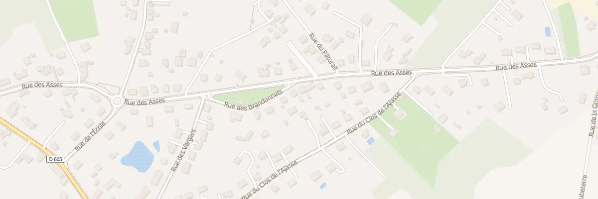 Plan du 18 Rue des Asses à Domérat