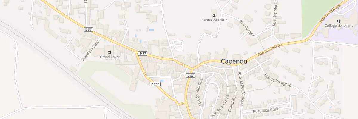 Plan du 14 Rue de Verdun à Capendu