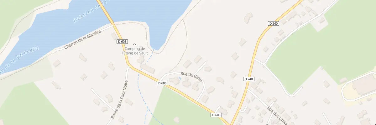 Plan du 2 Rue du Gazu à Prémilhat