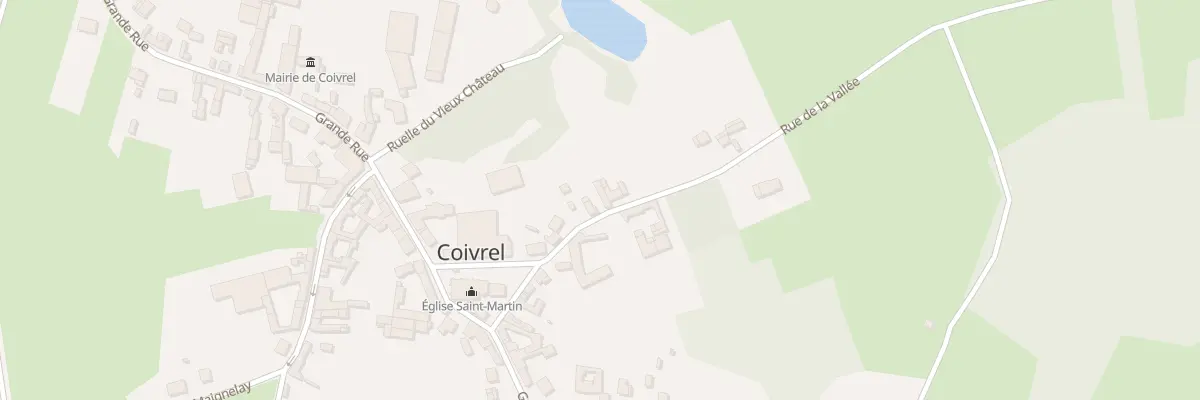 Plan du 9 Rue de la Vallée à Coivrel