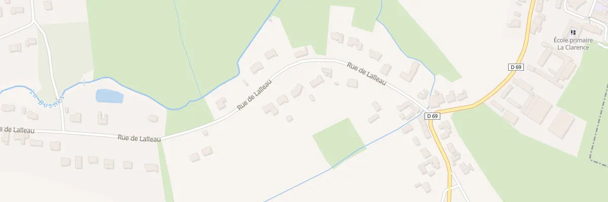 Plan du 231 Rue de Lalleau à Robecq