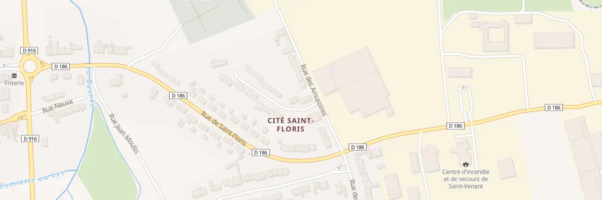 Plan du 4 Cité Floris à Saint-Venant