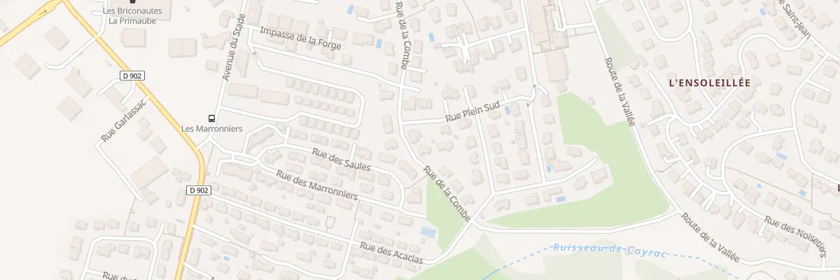 Plan du 29 Rue de la Combe à Luc-la-Primaube