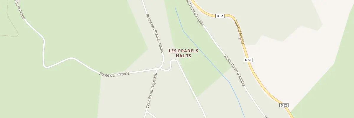 Plan du 1 Rte des Pradels Hauts à Rouairoux
