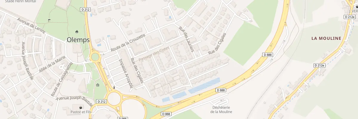 Plan du 17 Rue des Cigales à Olemps