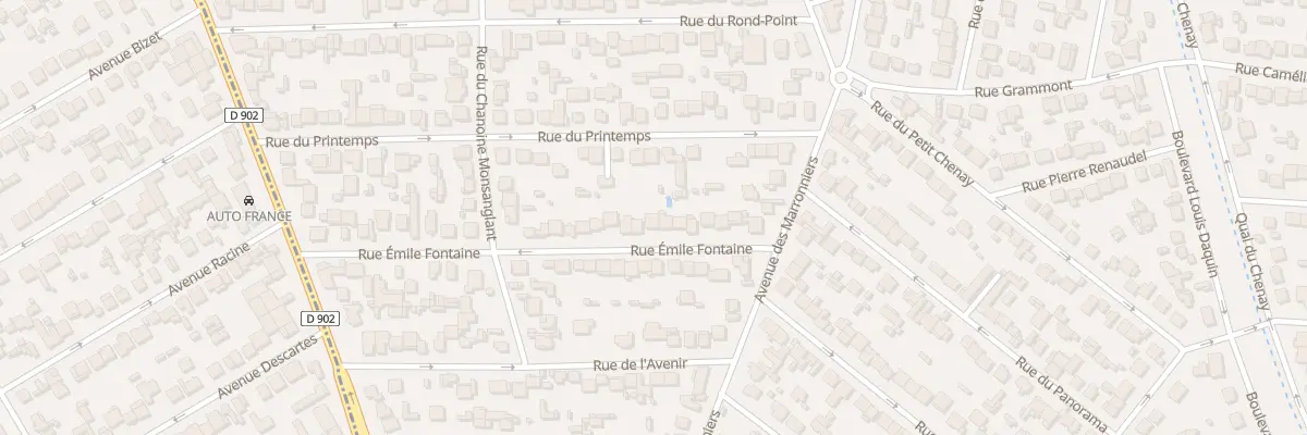 Plan du 14 Rue Emile Fontaine à Gagny