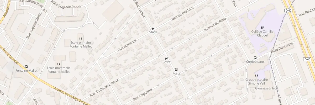 Plan du 79 Av du Général Leclerc à Villepinte