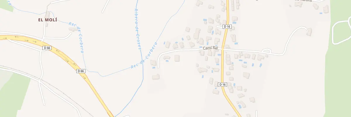 Plan du 8B Vc Camiral à Rodès