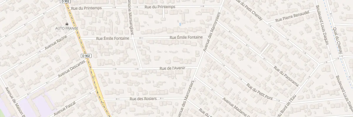 Plan du 10 Rue de l’Avenir à Gagny