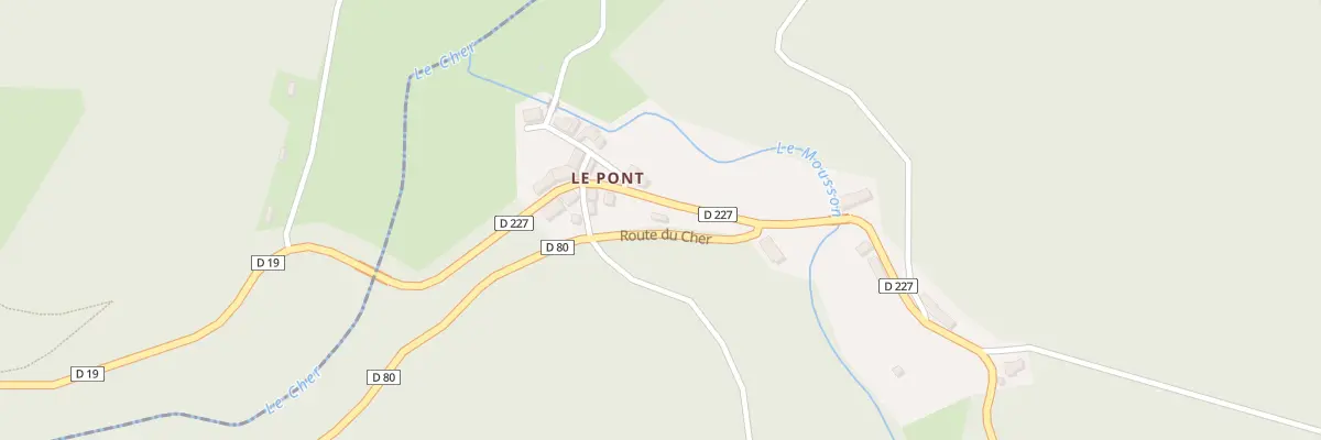 Plan du 5119 Le Pont à Château-sur-Cher