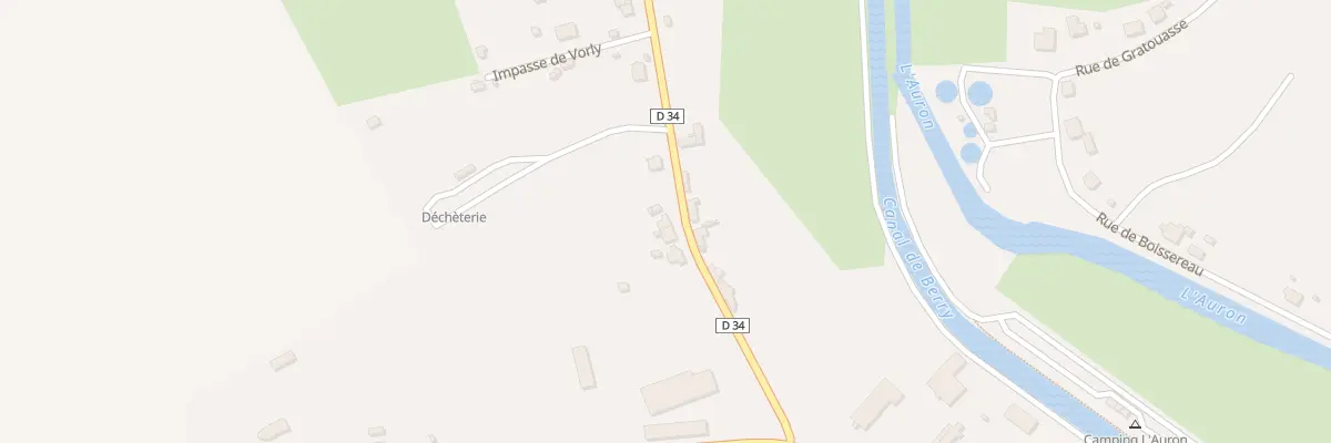 Plan du 7 Rte de Vorly à Dun-sur-Auron