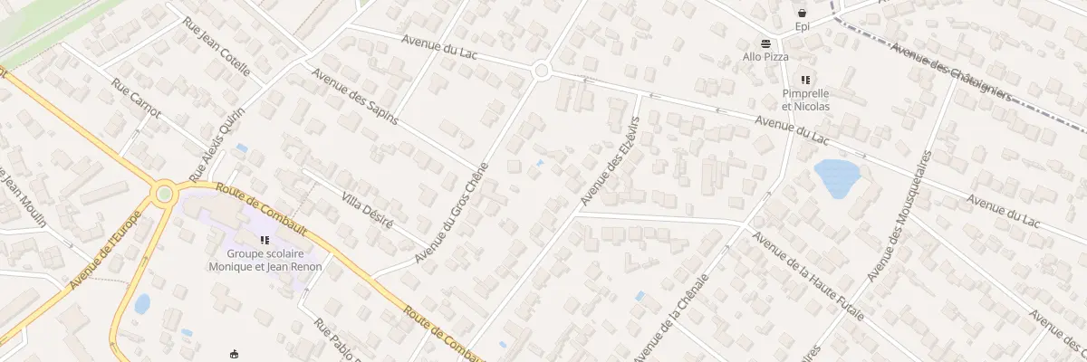 Plan du 21 Av des Elzévirs à Villiers-sur-Marne
