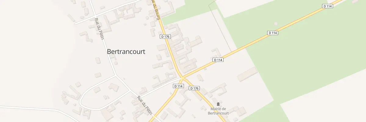 Plan du 4 Rue du Bourg à Bertrancourt