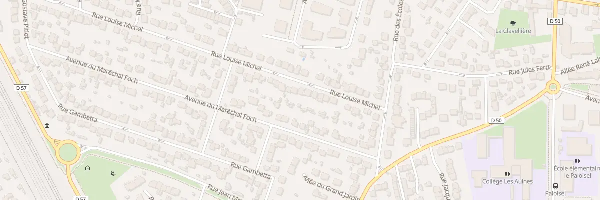 Plan du 74 Rue Louise Michel à Combs-la-Ville