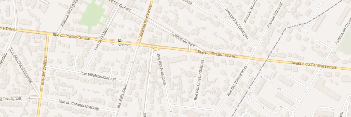 Plan du 90 Rue de Plessis Trevise à Champigny-sur-Marne