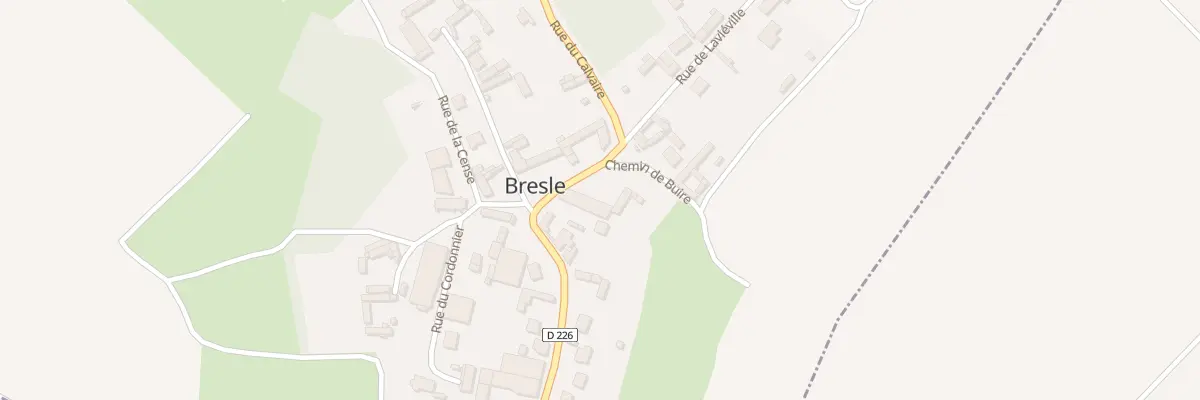 Plan du 3 Vc La Place à Bresle