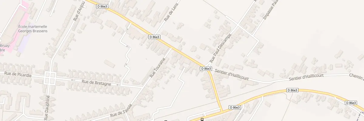 Plan du 654 Rue Louis Dussart à Bruay-la-Buissière