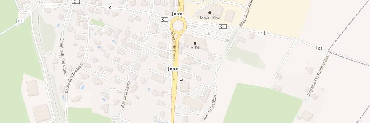 Plan du 224 Av de Rodez à Luc-la-Primaube