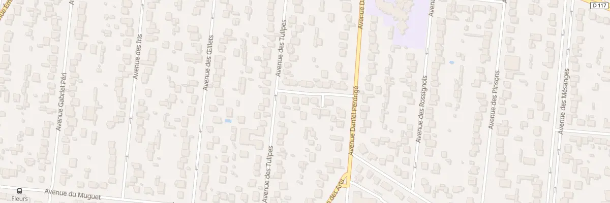 Plan du 11 Rue des Troenes à Montfermeil