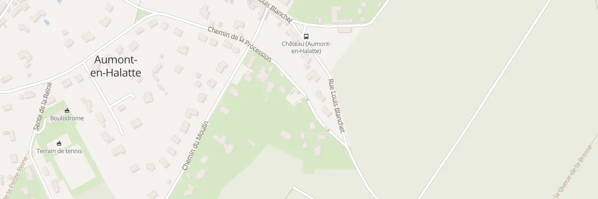 Plan du 52 Che de la Procession à Aumont-en-Halatte