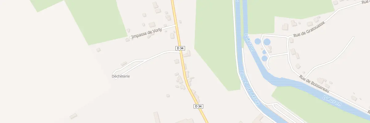 Plan du 8 Rte de Vorly à Dun-sur-Auron