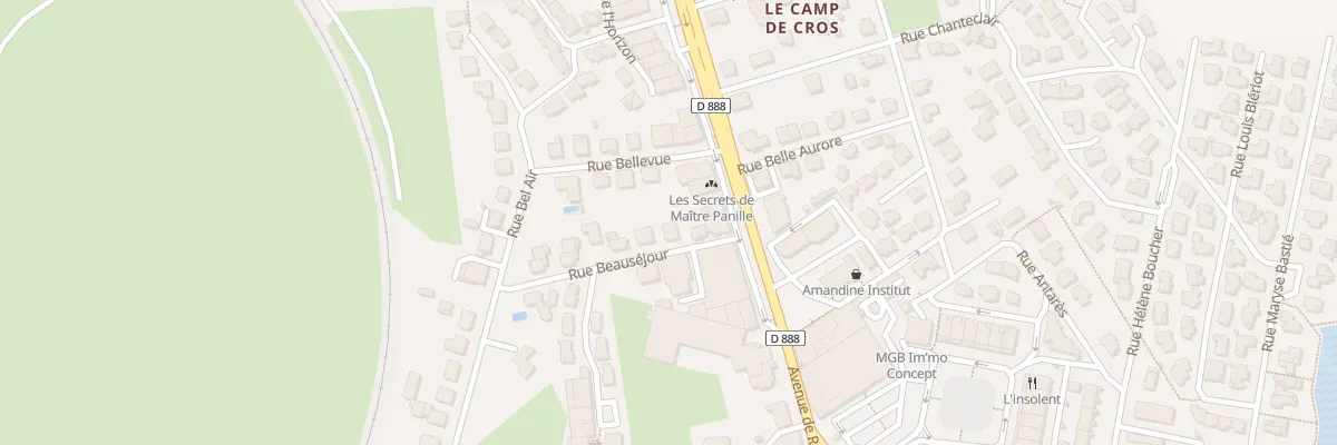Plan du 2 Rue Beauséjour à Luc-la-Primaube
