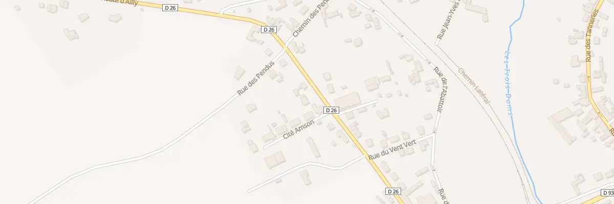 Plan du 17 Rte d’Ailly à Montdidier