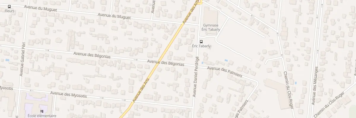 Plan du 10 Av des Bégonias à Montfermeil