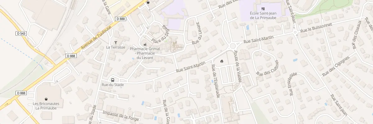 Plan du 15 Rue du Levant à Luc-la-Primaube