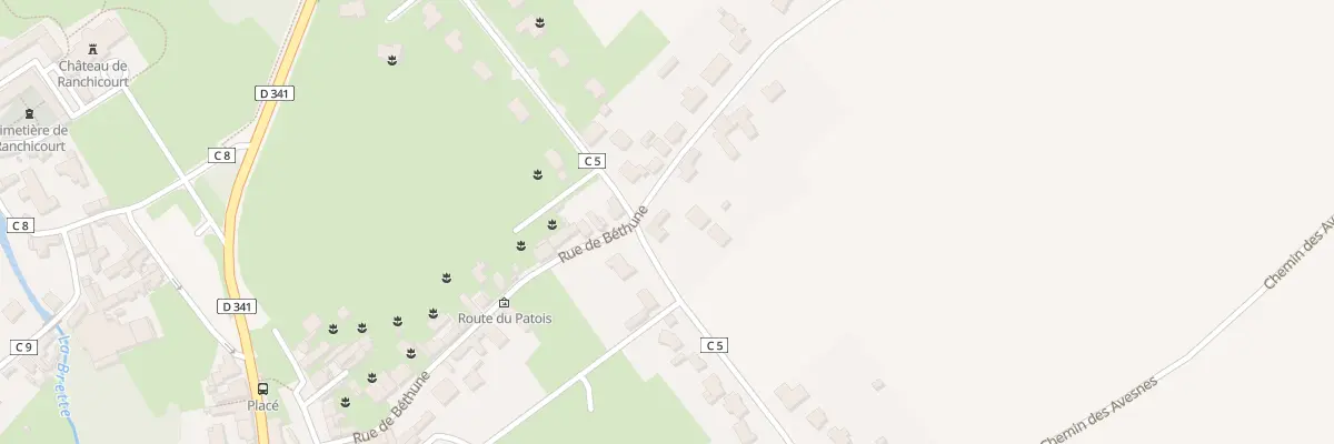 Plan du 220 Rue d’Olhain à Rebreuve-Ranchicourt