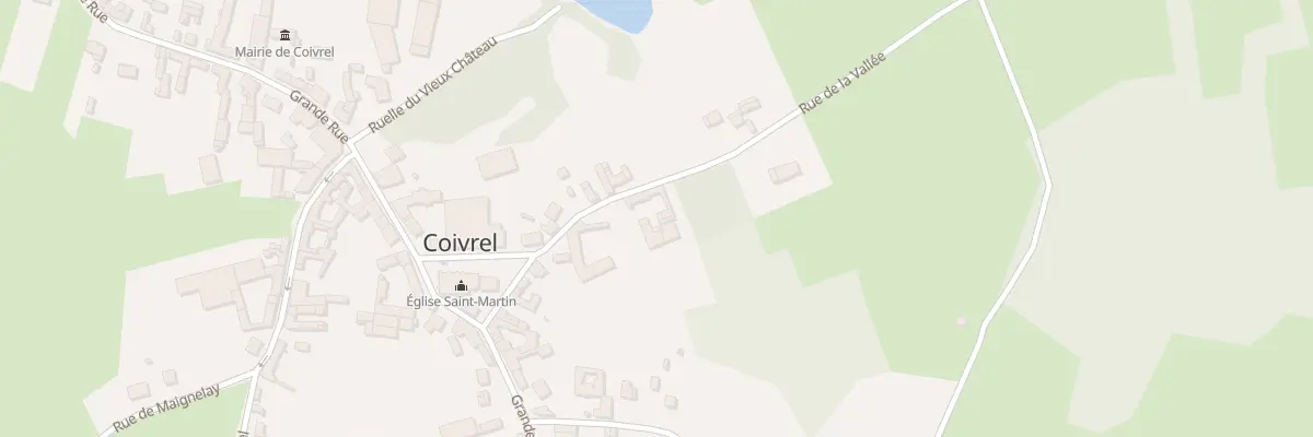 Plan du 12 Rue de la Vallée à Coivrel