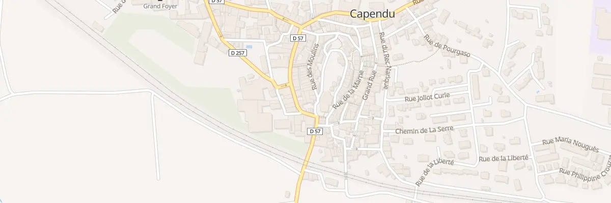 Plan du 27 Rue de la Mairie à Capendu