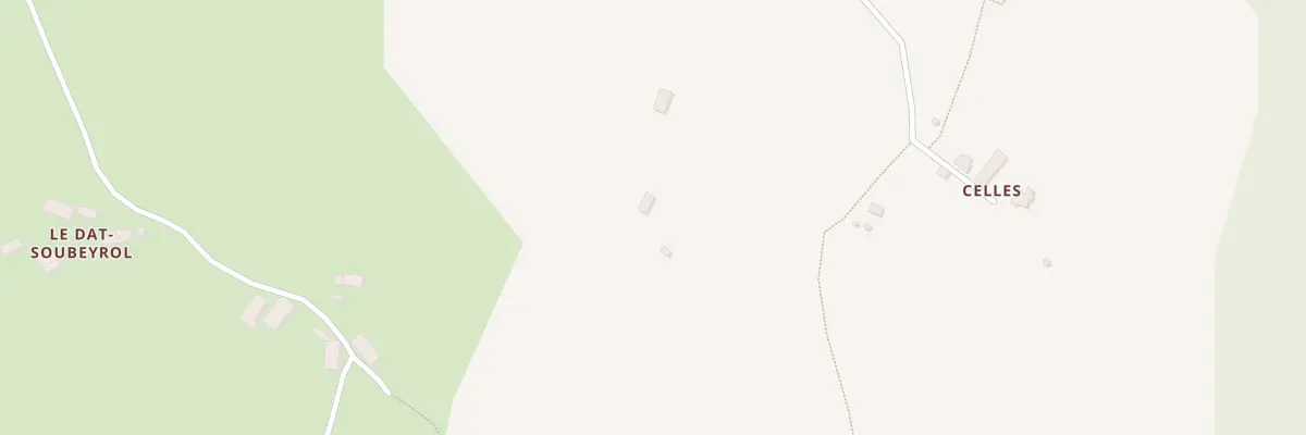 Plan du 2 Celles à Carlat