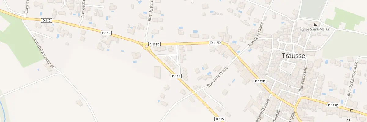 Plan du 232 Le Village à Trausse