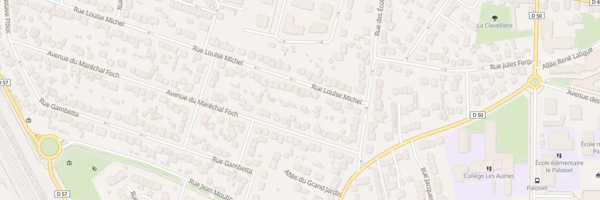 Plan du 80 Rue Louise Michel à Combs-la-Ville