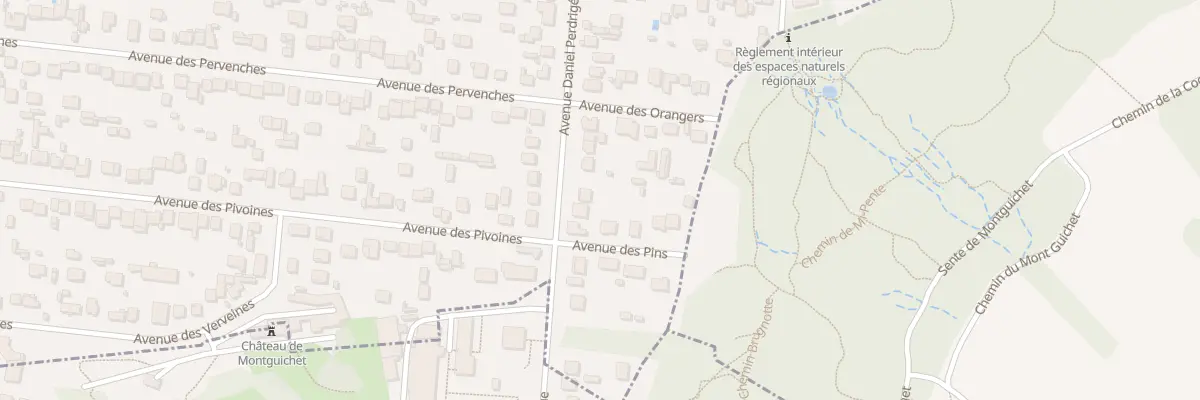 Plan du 301 Av Daniel Perdrigé à Montfermeil
