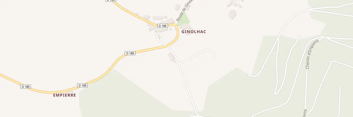 Plan du 372 Ginolhac à Goutrens