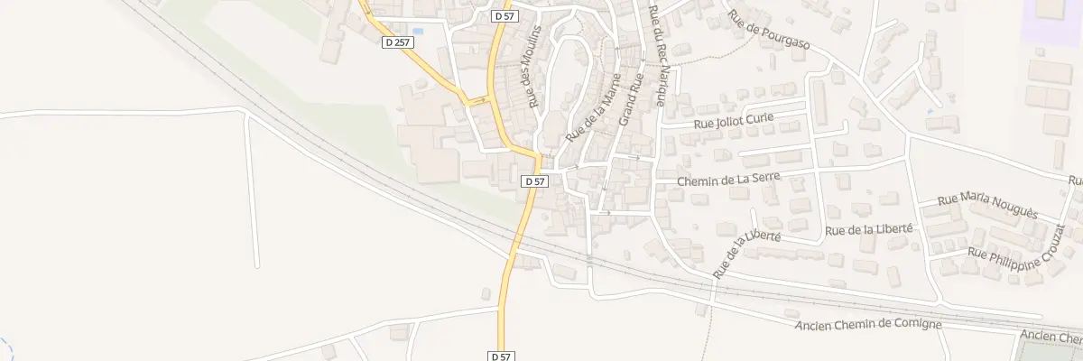 Plan du 2 Rue de la Calade à Capendu