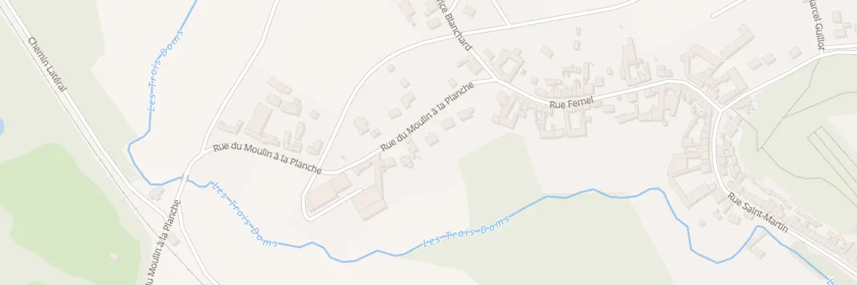 Plan du 1 Rue du Moulin a la Planche à Montdidier