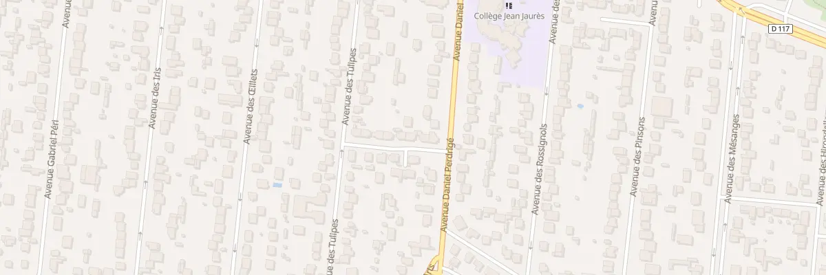 Plan du 6 Rue des Troenes à Montfermeil