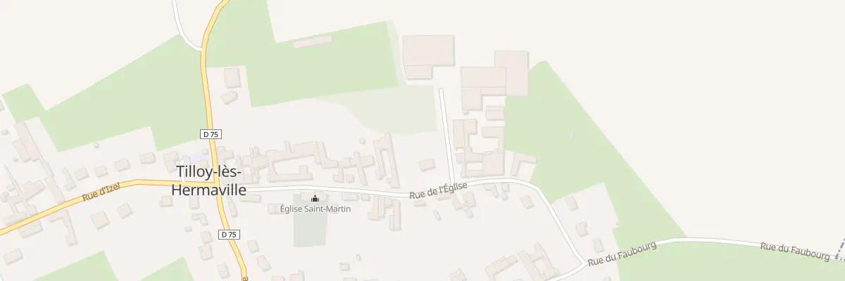Plan du 25 Rue de l’Eglise à Tilloy-lès-Hermaville