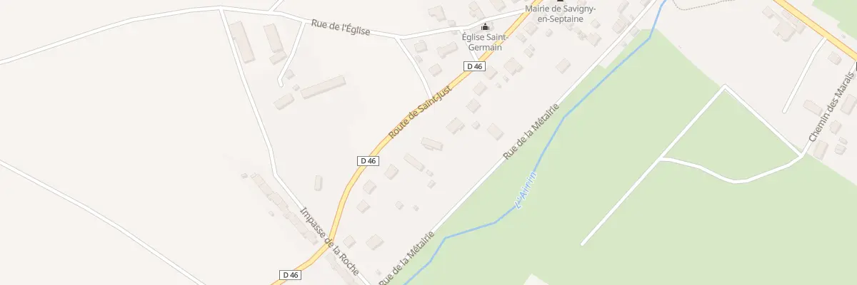 Plan du 29 Rte de Saint Just à Savigny-en-Septaine