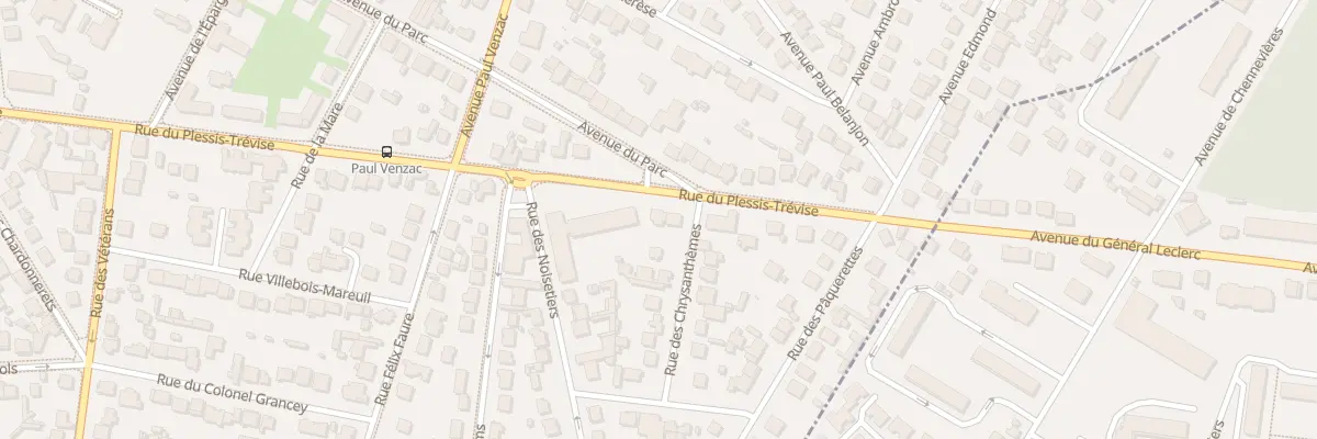Plan du 98 Rue de Plessis Trevise à Champigny-sur-Marne
