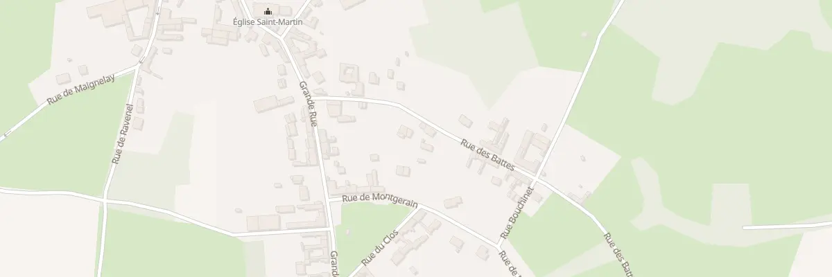 Plan du 6 Rue des Battes à Coivrel
