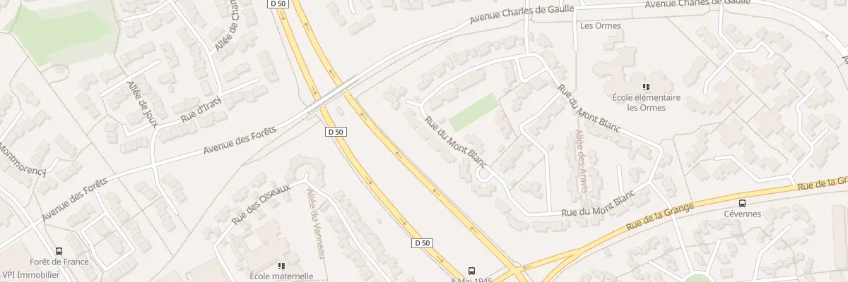 Plan du 4 Rue du Mont-Blanc à Savigny-le-Temple
