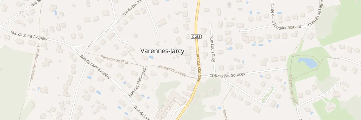 Plan du 13 Rue de Mandres à Varennes-Jarcy